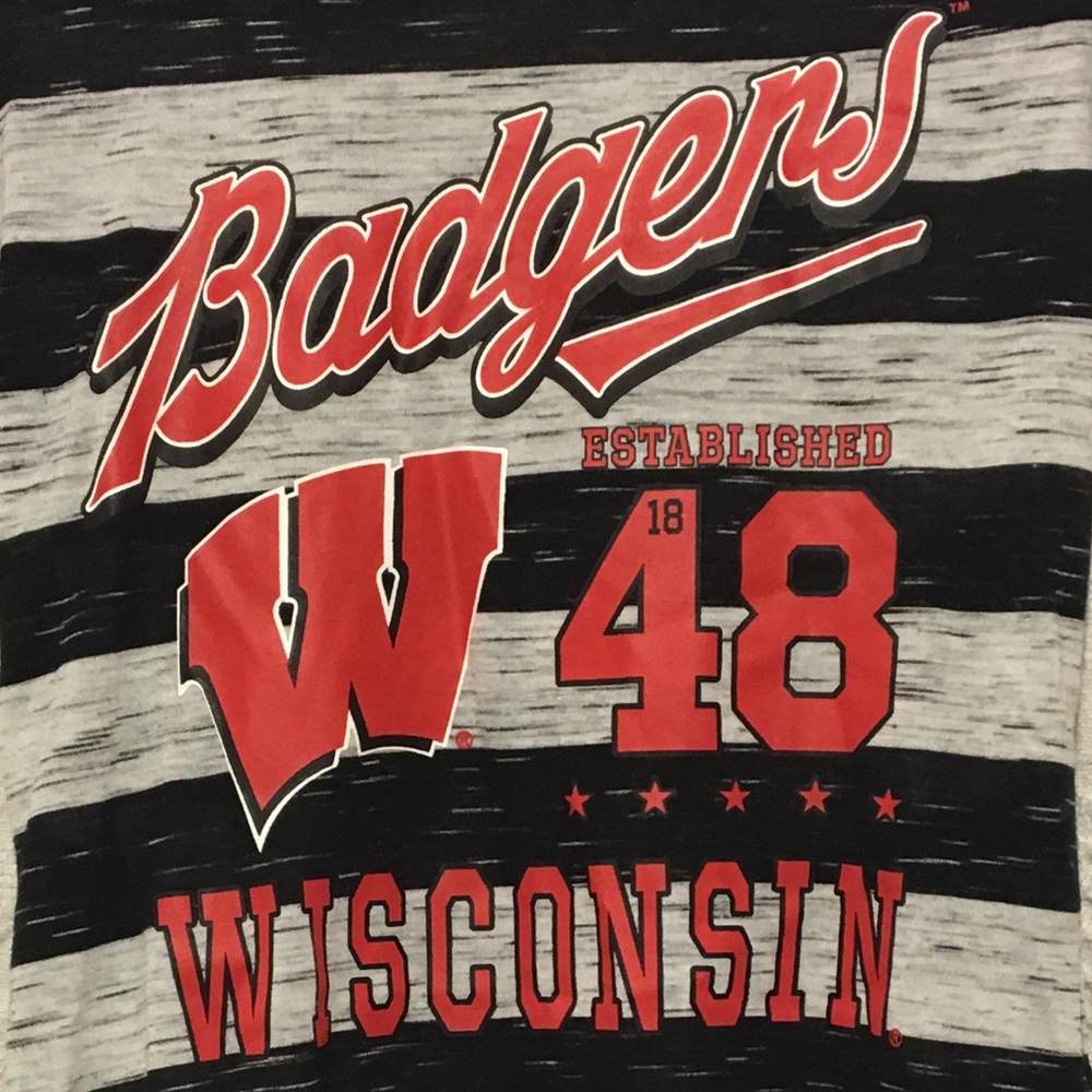 Stripes badgers vintage tee